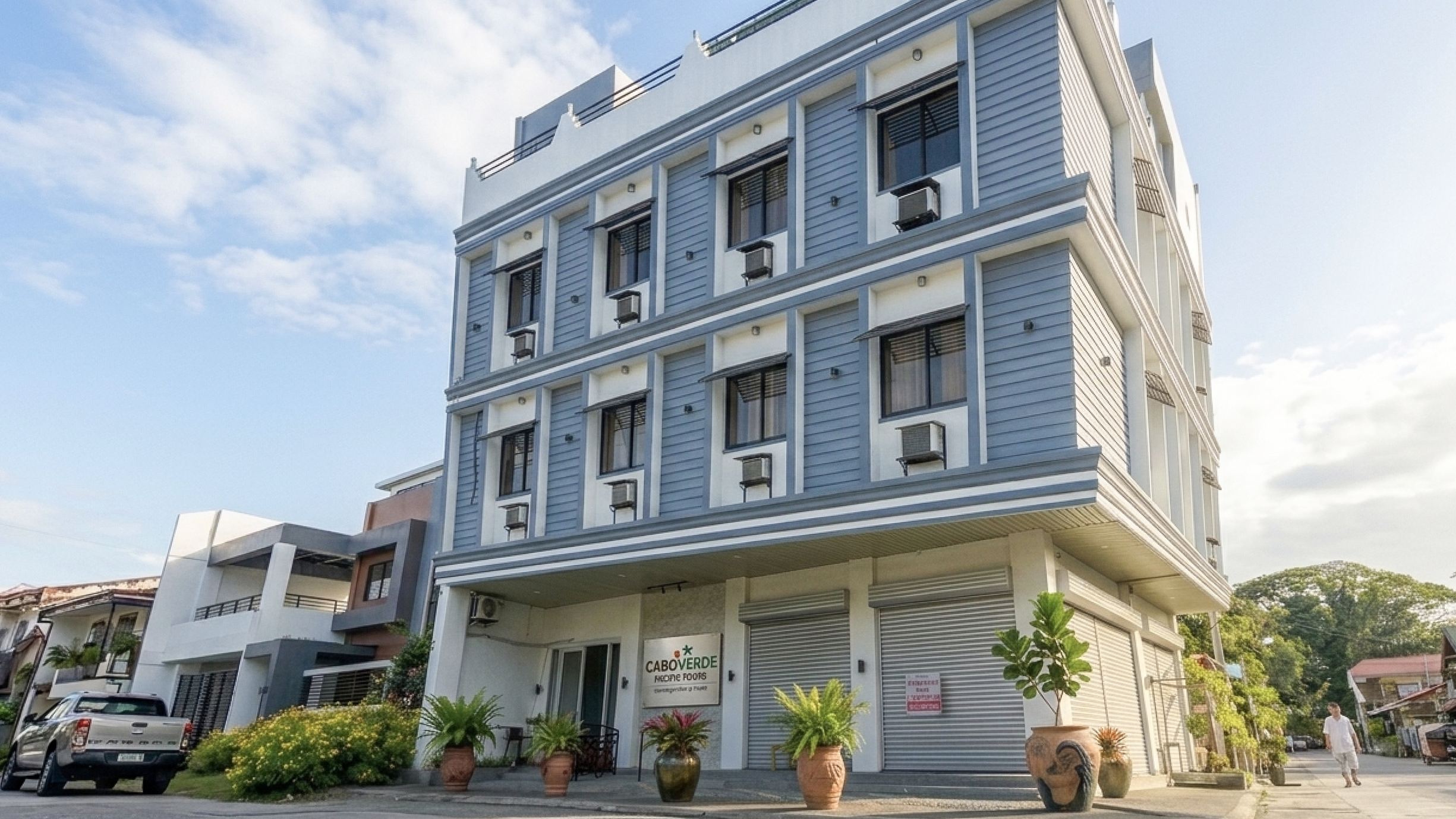 The exterior view of Cabo Verde Inn