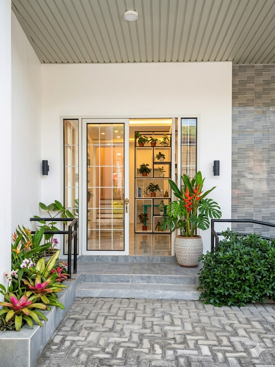 Welcoming view of the Entrance Doorway