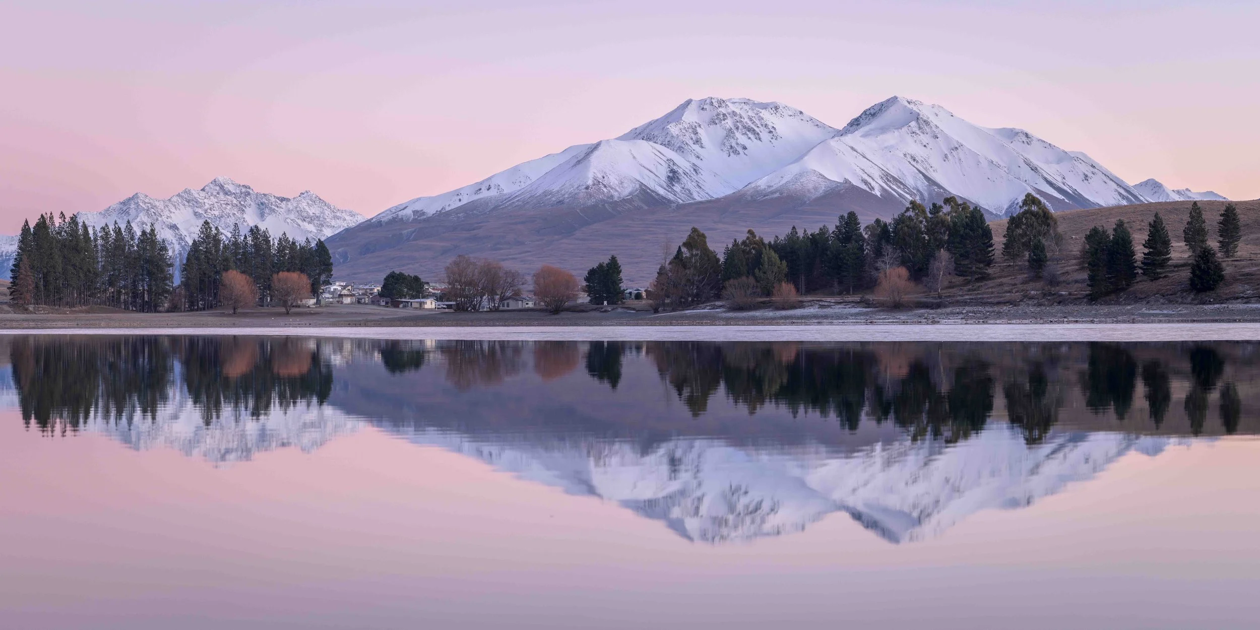 Lake Camp Sunrise Pastels