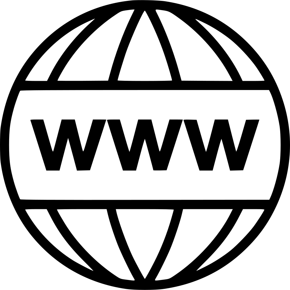 Ein Logo mit einer stilisierten Weltkugel und dem Text 'WWW' in der Mitte.