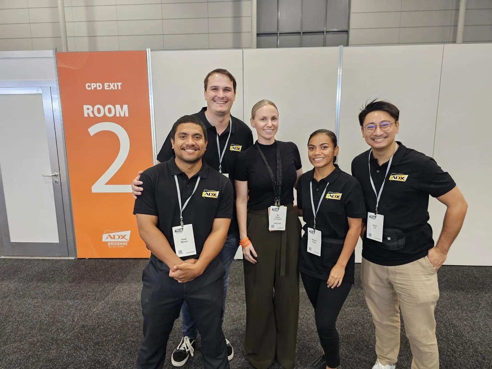 Image of Abby and her events team at ADX Brisbane