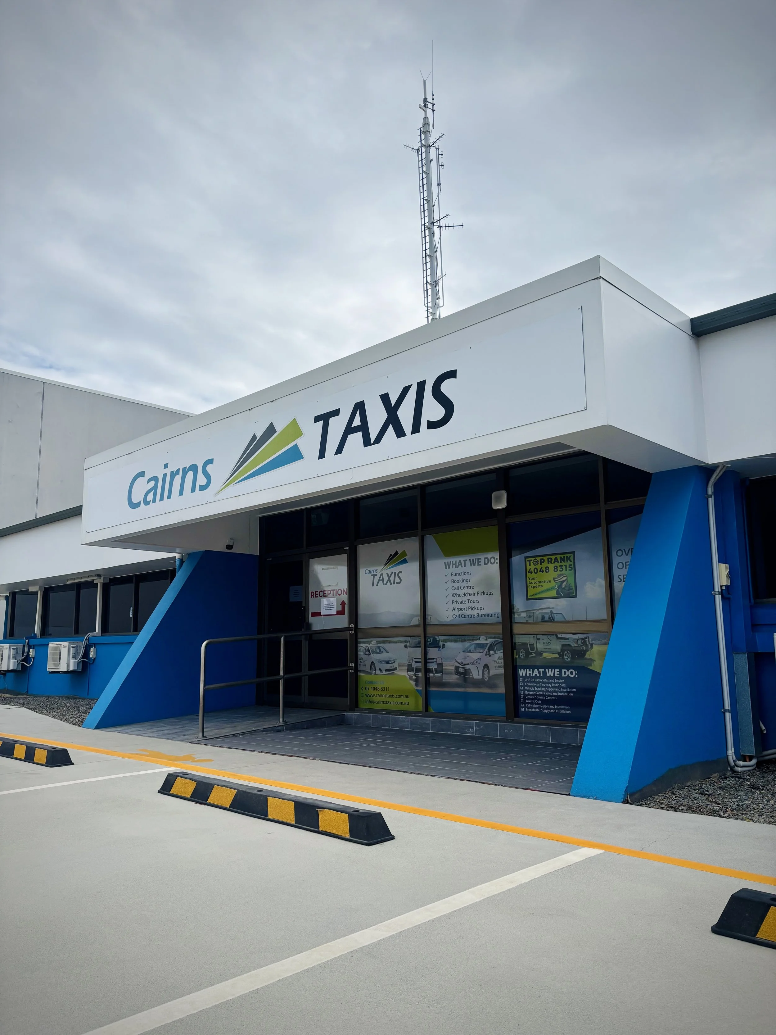 Carpark pressure clean  - Cairns Taxis