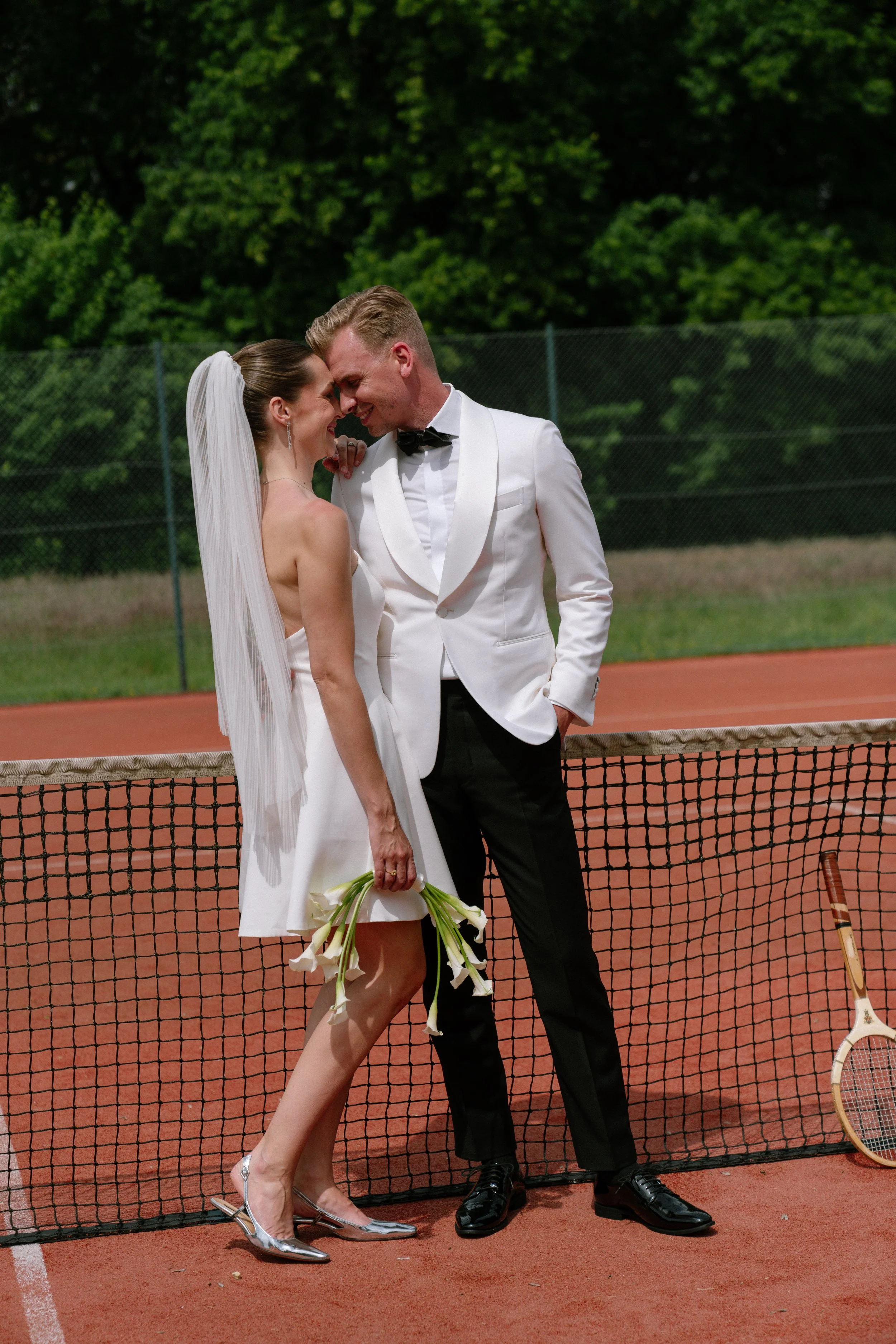 Game, set, love - the tennis court setting