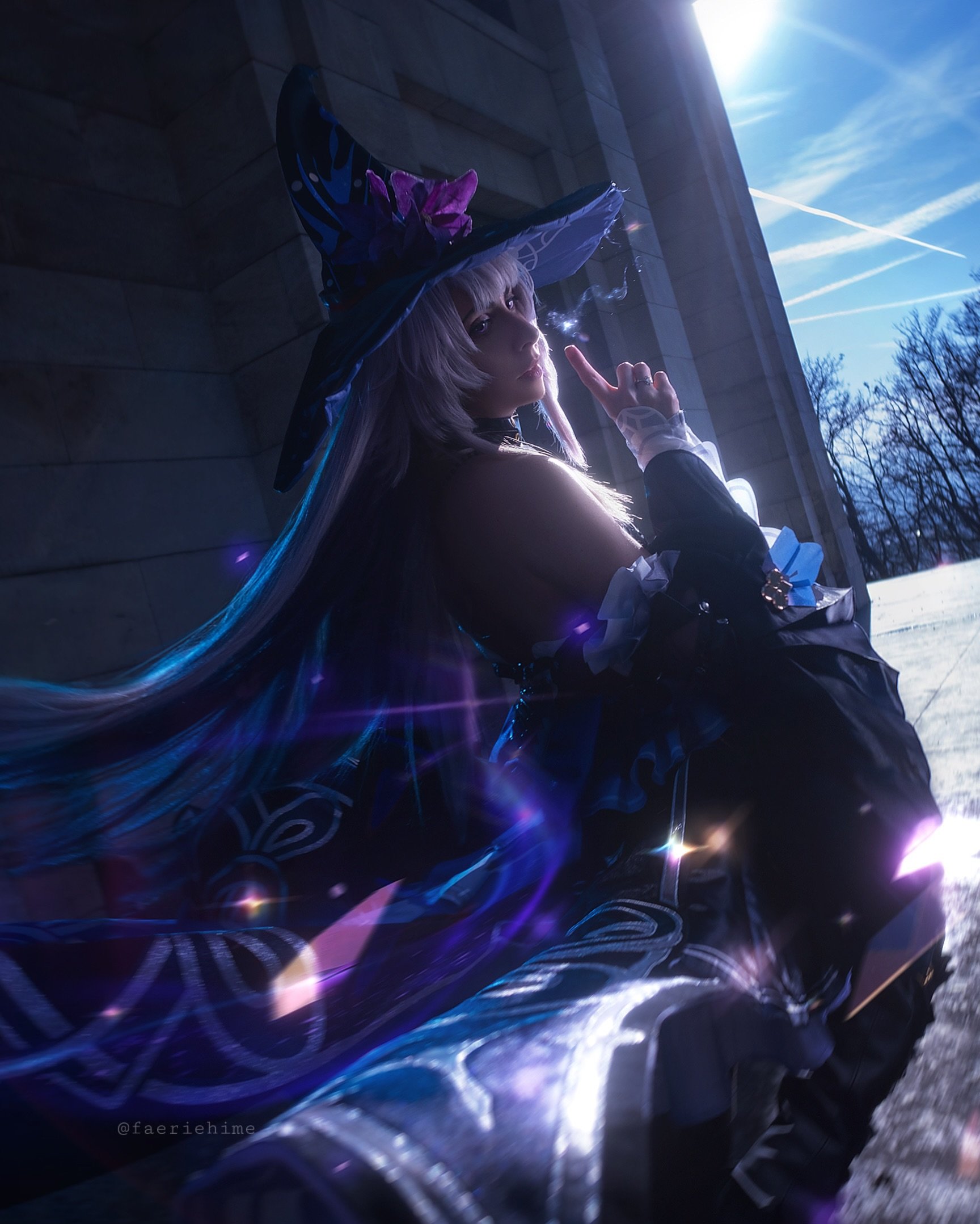 Faeriehime cosplay shooting in location
