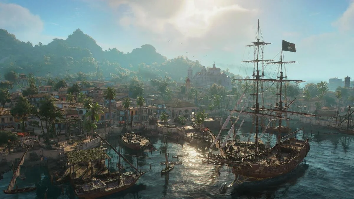 L'Avana ricreata in Assassin's Creed Black Flag Resynced con grafica next-gen e illuminazione ray tracing
