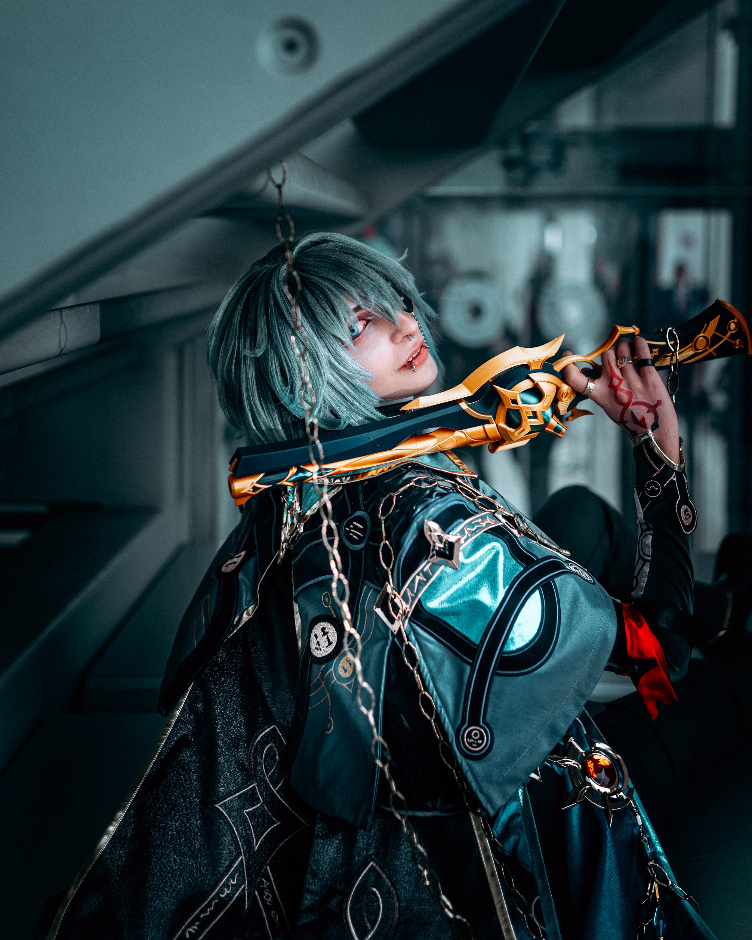 Cosplay di Anaxa (Honkai: Star Rail) realizzato da @wheelelf, fotografia di @progettoanimafusa