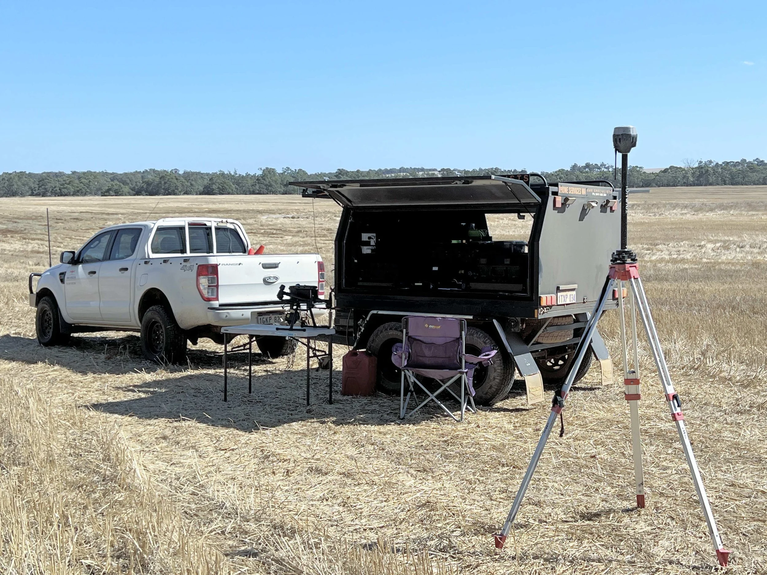 Green-on-Brown Mapping by Drone