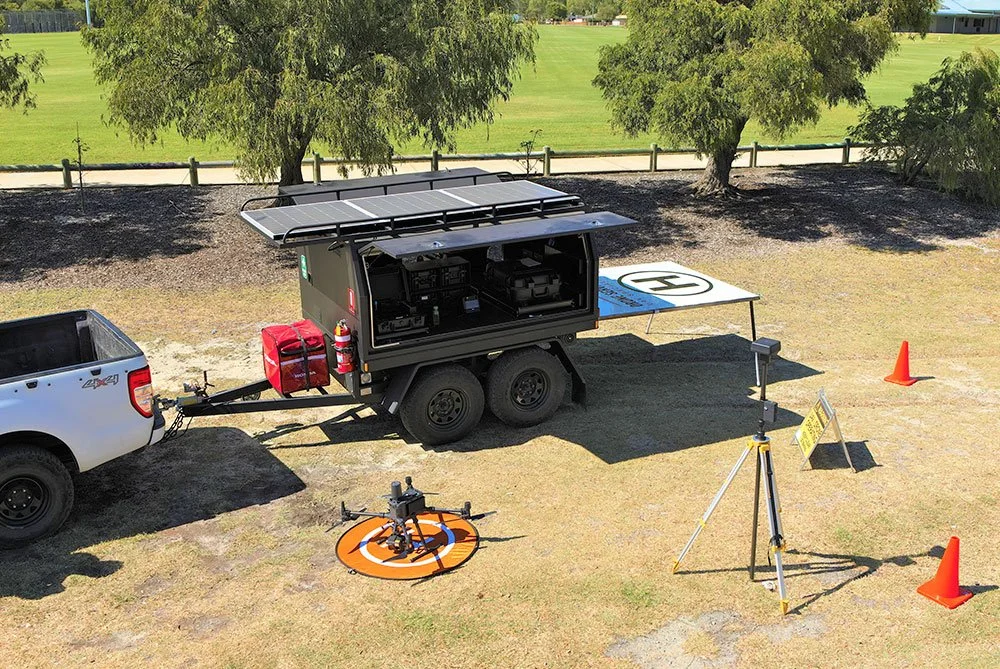 Drone Services WA Custom-Built Fully Equipped Mapping Trailer