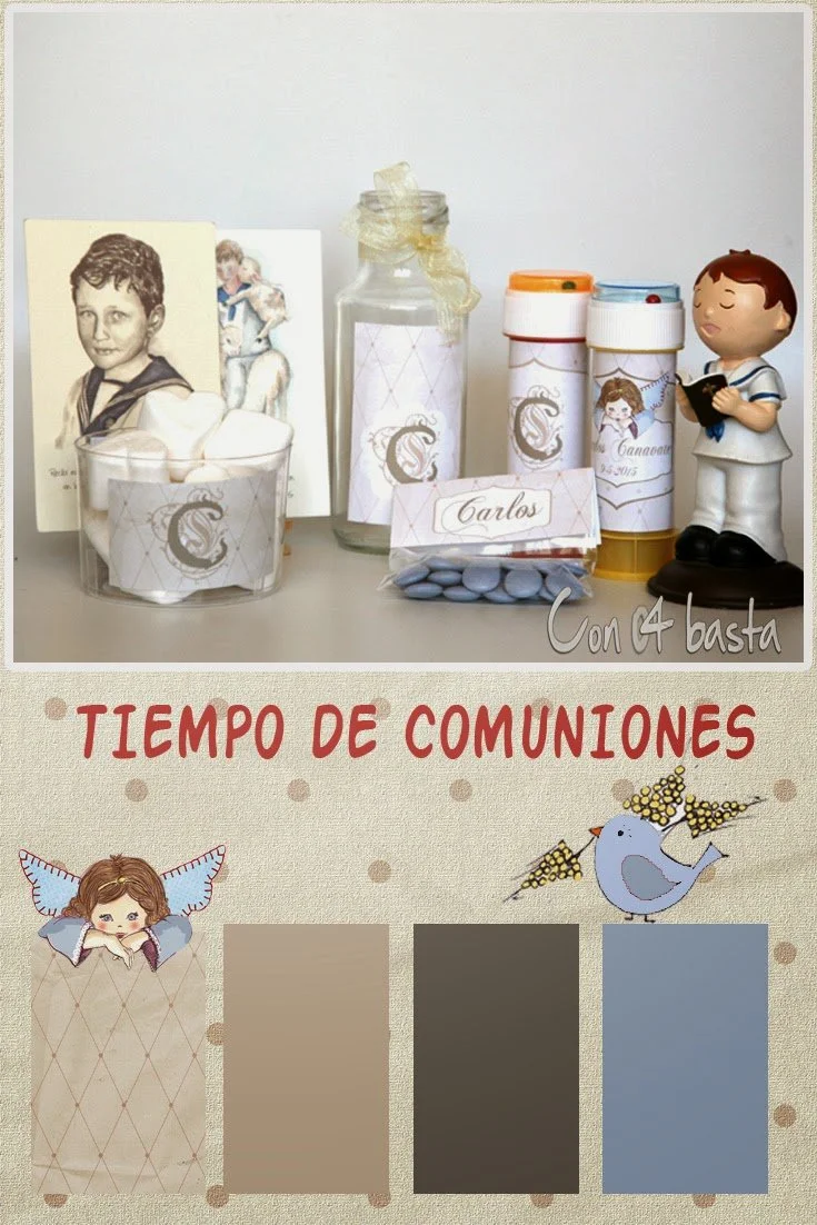 Comuniones de niños, azul, rojo, beige o gris ¿Qué prefieres?