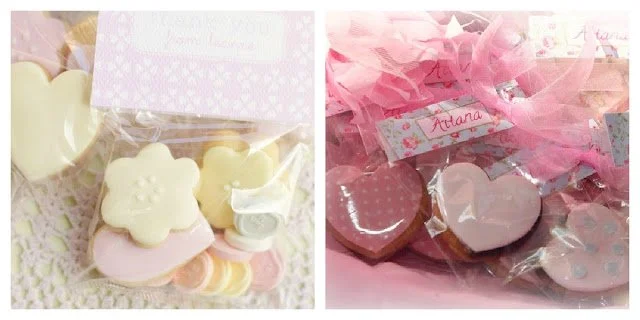 Presentar galletas como un regalo!