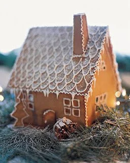 Casitas de galletas de jengibre