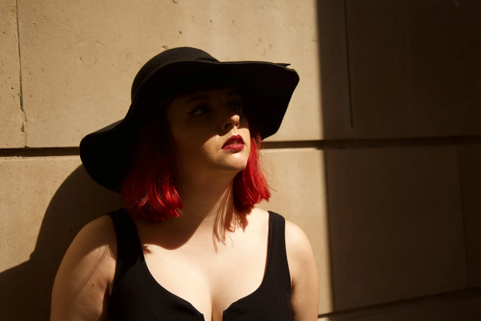 girl in a hat