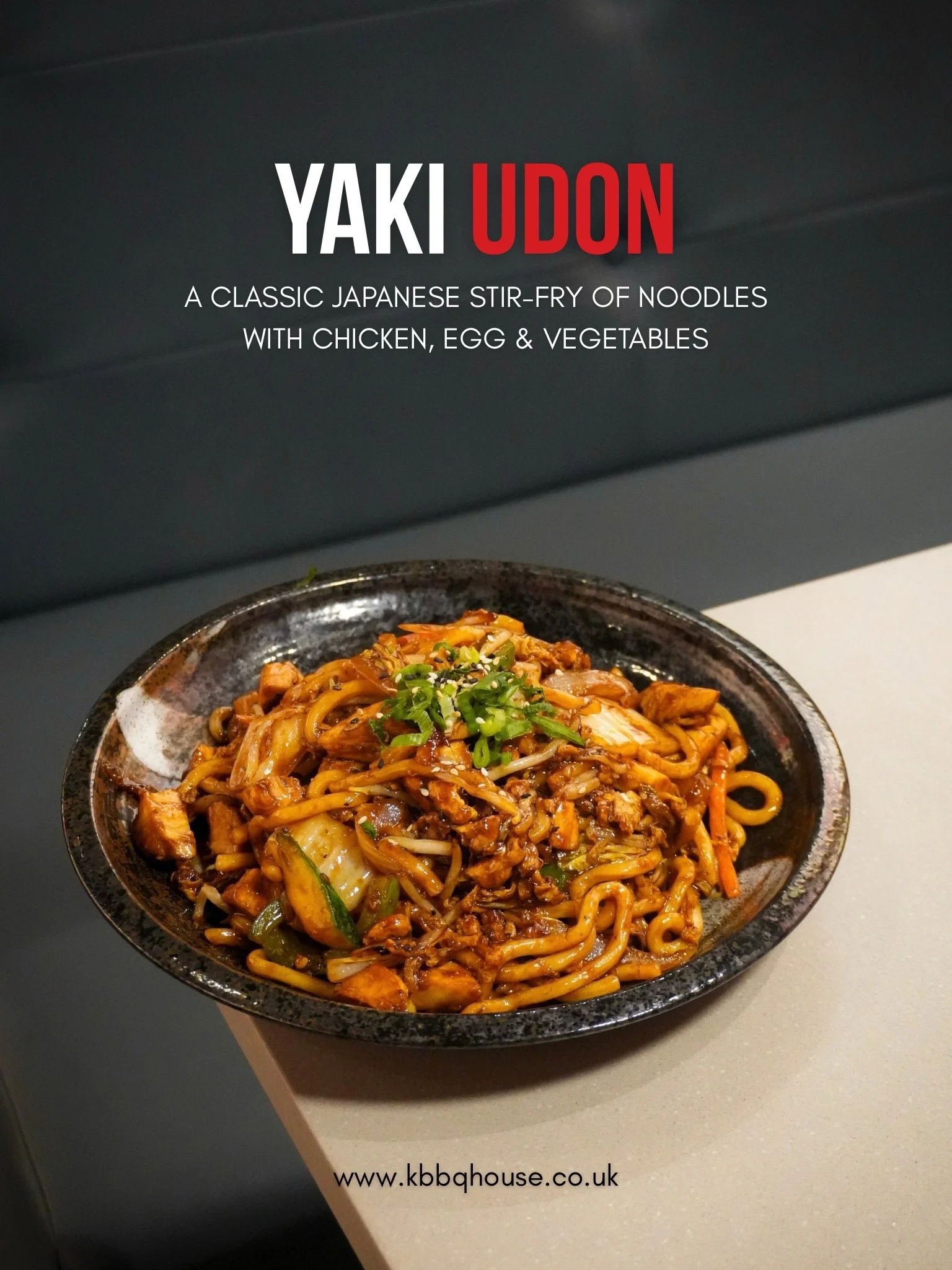 YAKI UDON ✨🍝

A classic Japanese stir-fry of noodles with chicken, egg and vegetables.

Available at @koreanbbqh 

🥩 Korean BBQ House- Barbican
📍107 Whitecross St, London EC1Y 8JD 
Follow us for many more,