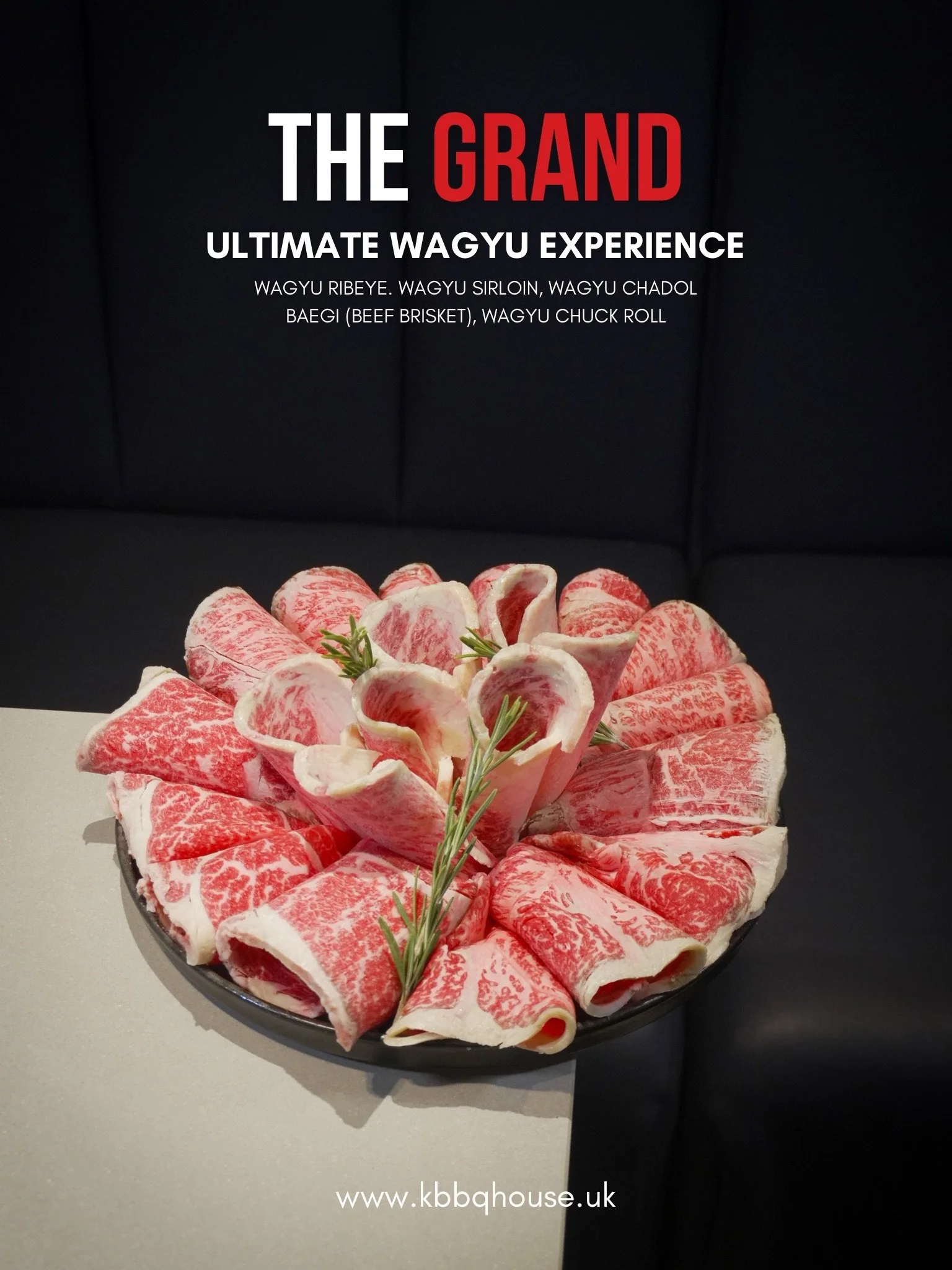 THE GRAND &ndash; ULTIMATE WAGYU EXPERIENCE 🥩✨🔥

Indulge in the finest cuts of premium Wagyu, expertly grilled to perfection and crafted for true meat lovers. Rich marbling, unforgettable flavor, and a dining experience like no other.

🥩 WAGYU RIB