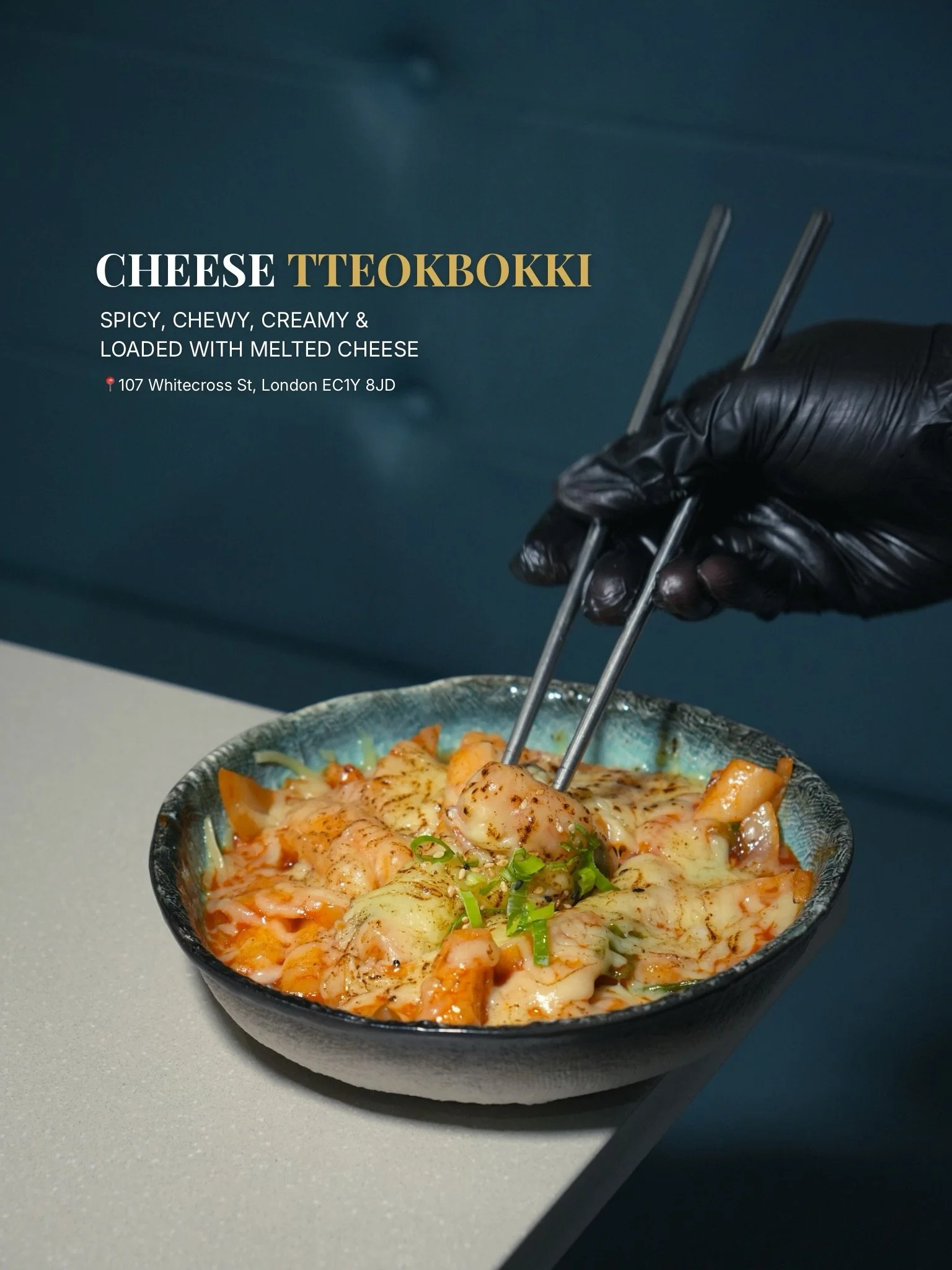 Cheese Tteokbokki✨

Spicy, chewy, creamy and loaded with melted cheese 🧀🔥 Our Cheese Tteokbokki is the ultimate Korean comfort food &mdash; soft rice cakes coated in a rich, flavourful sauce and finished with irresistible cheesy goodness. 🇰🇷🥢

B