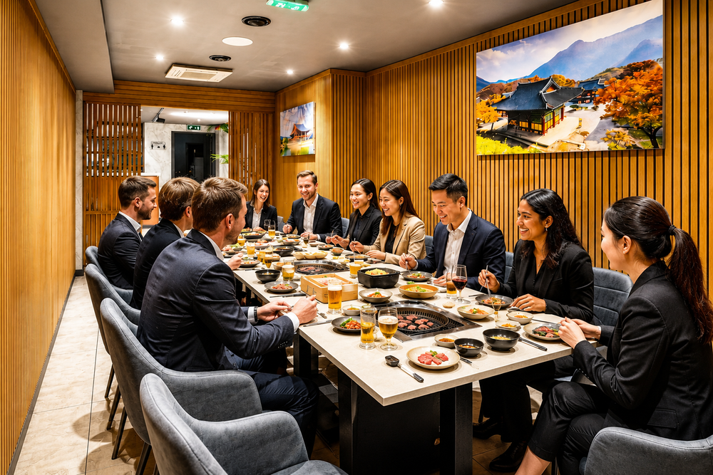 Private basement dining room