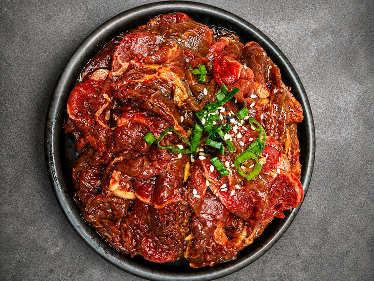Bulgogi marinated beef