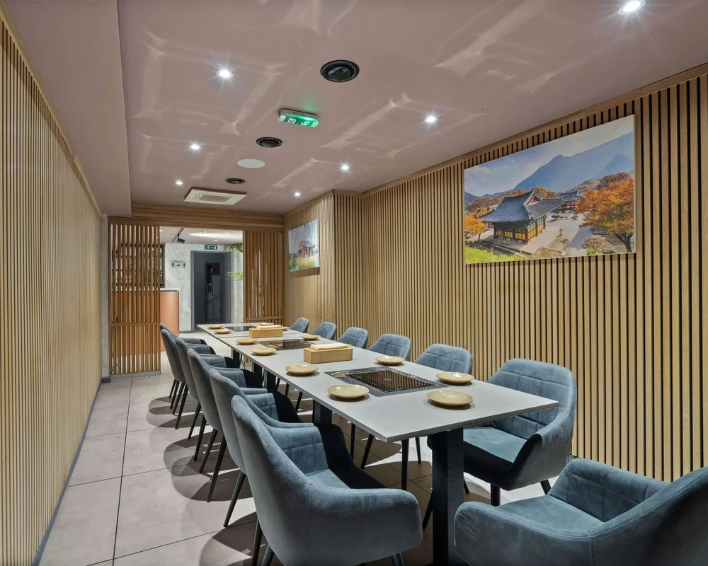 Korean BBQ House Barbican dining room