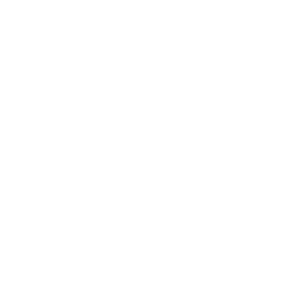 Ein weißes, abstraktes Logo in einer Kreisform auf schwarzem Hintergrund, bestehend aus geschwungenen Linien.