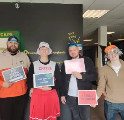 Escape Rooms Drogheda is the best for stage parties.