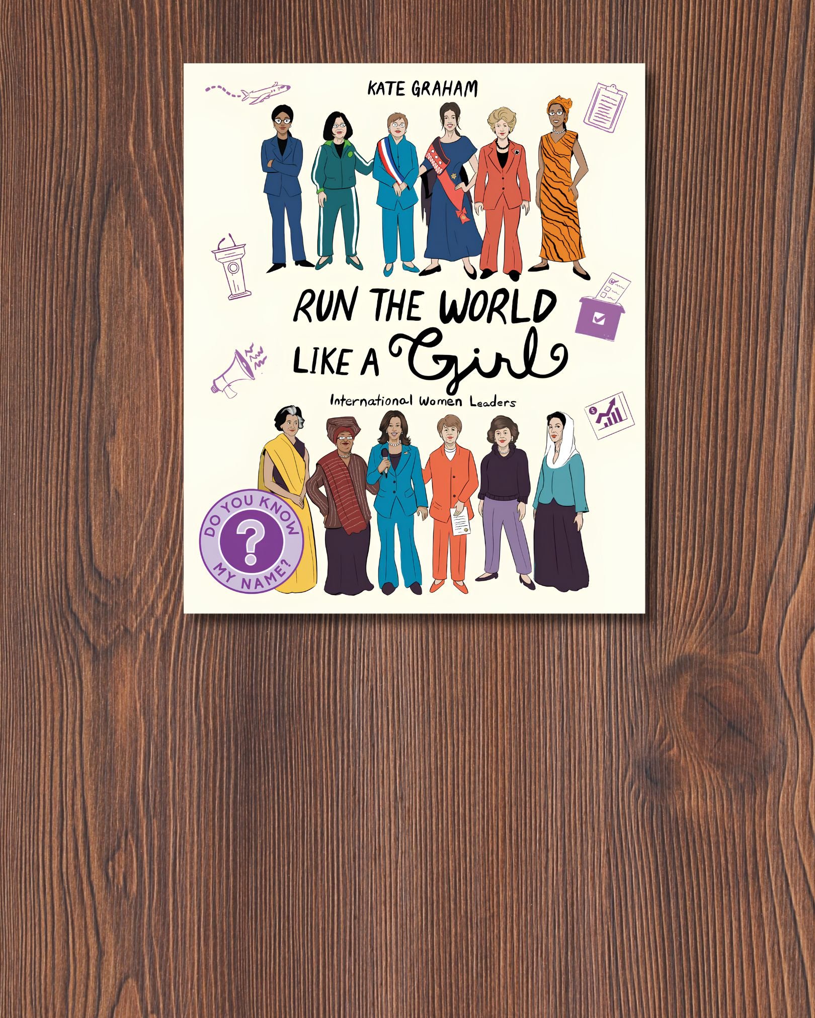 Cover of kids book, Run the World Like a Girl