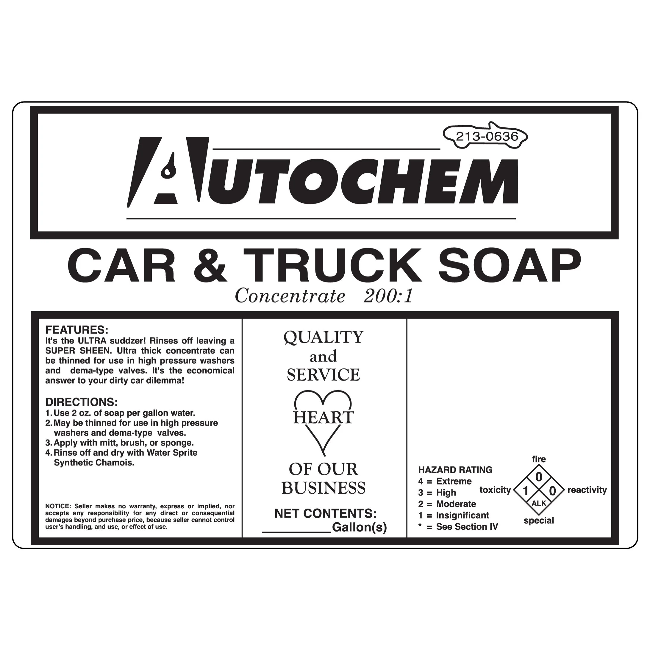 Car & Truck Soap