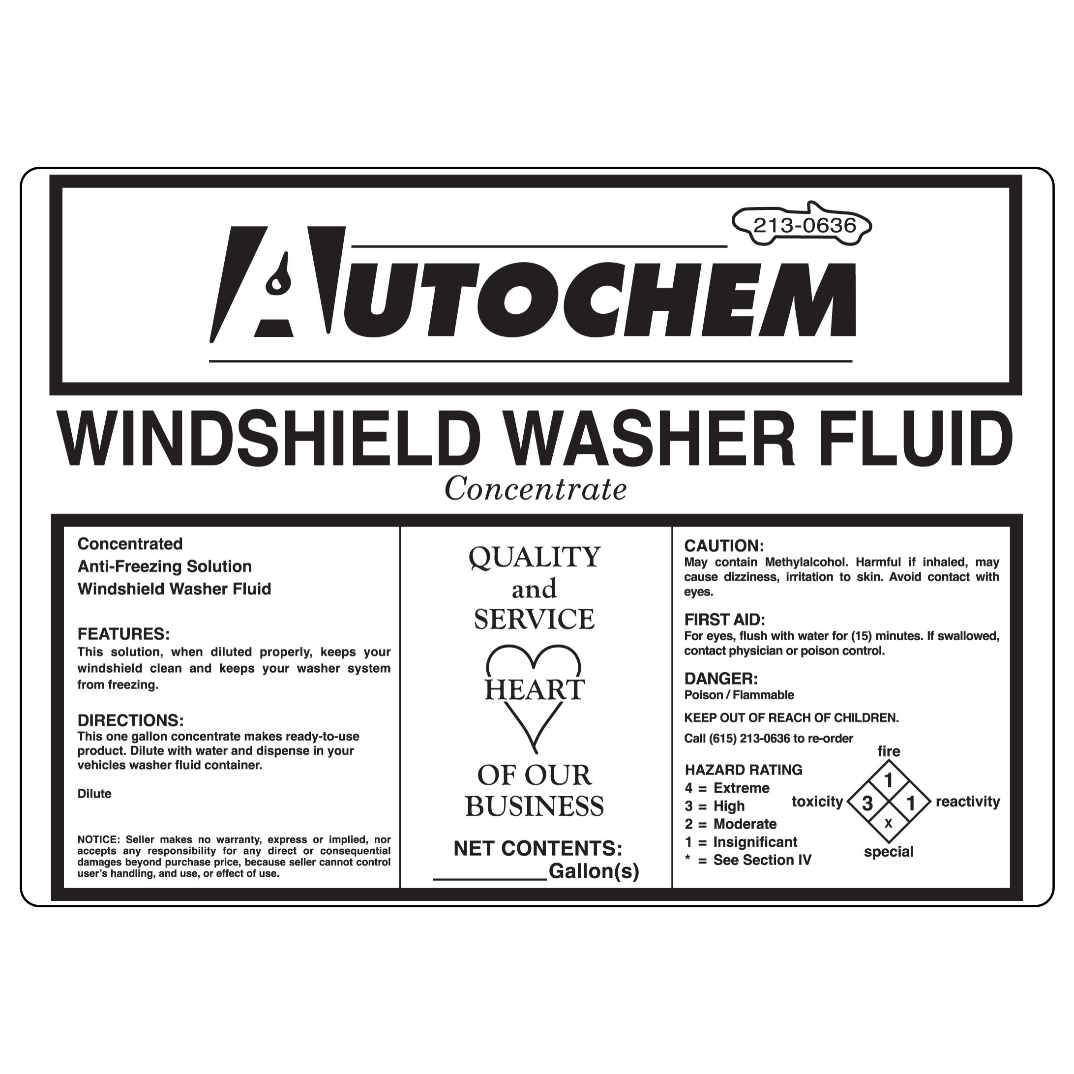 Windshield Washer Fluid, summer