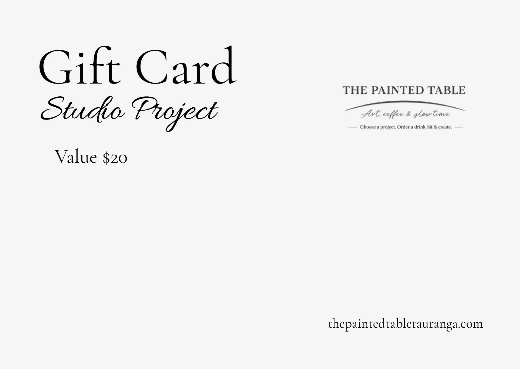 Studio Project Gift Card