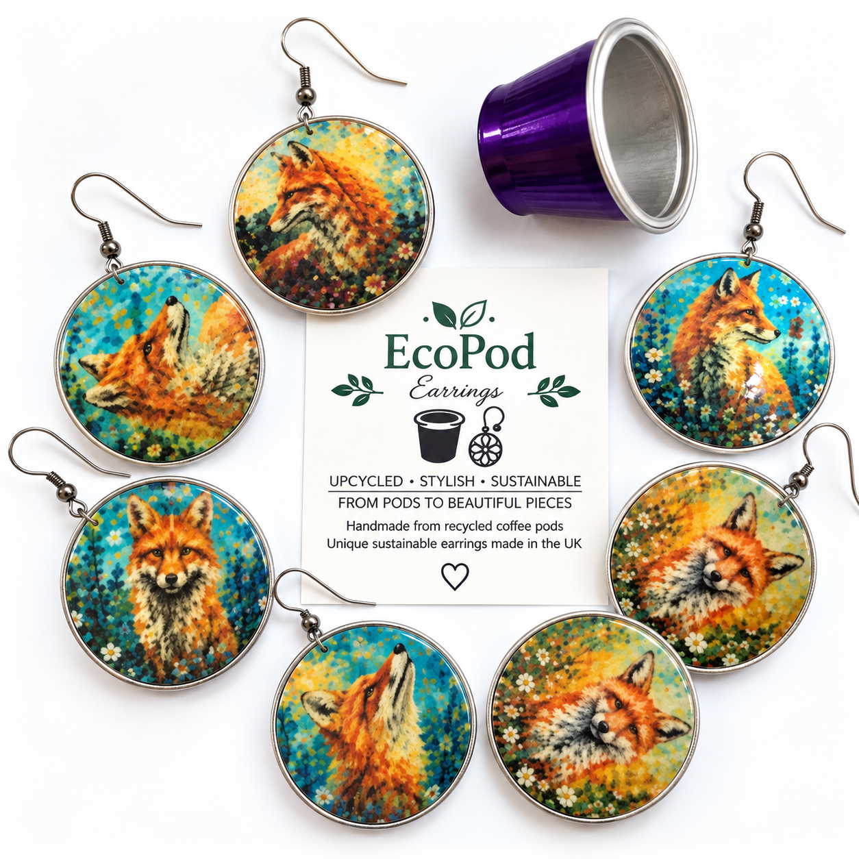 Fox Earrings