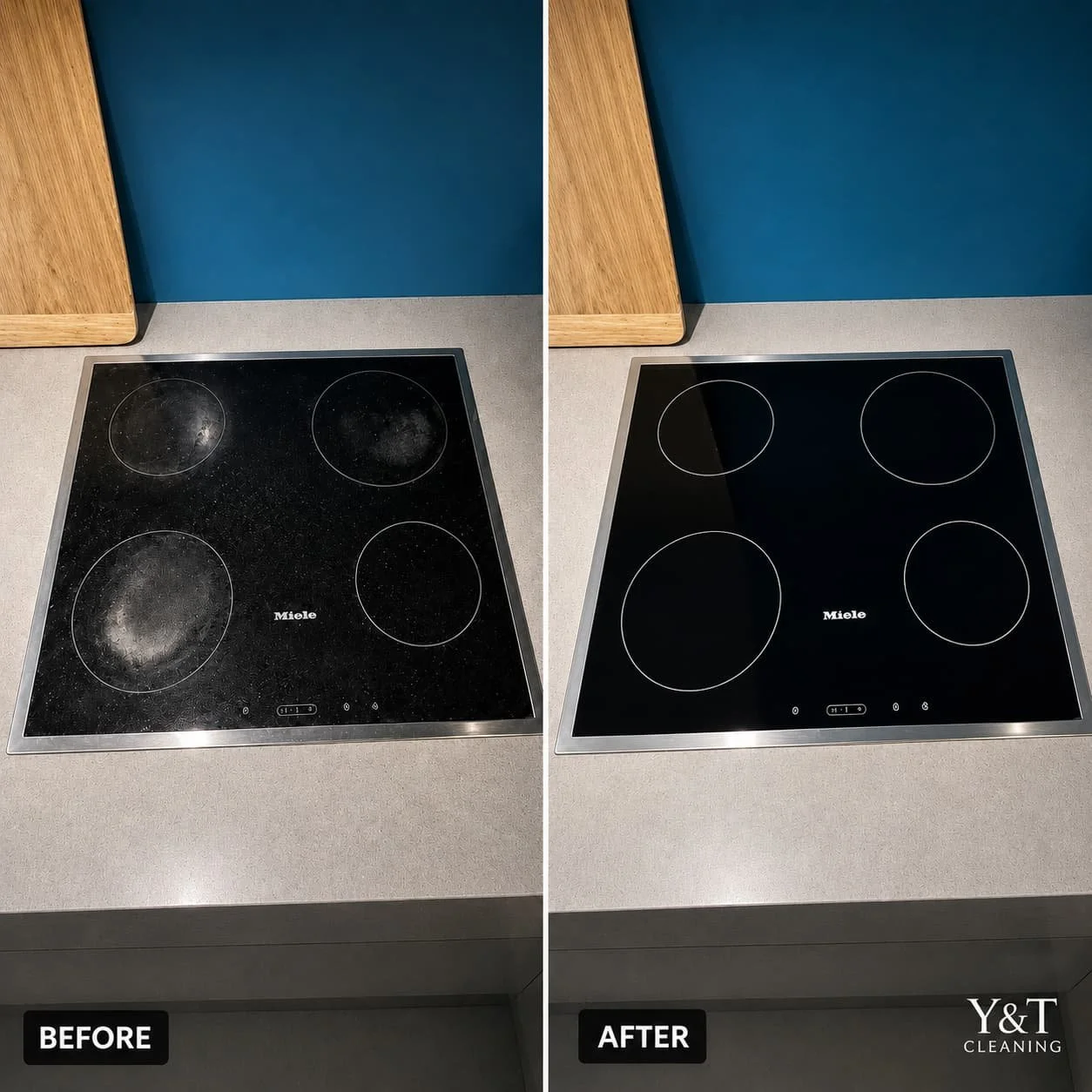 Cooktop Cleaning Before and After Perth