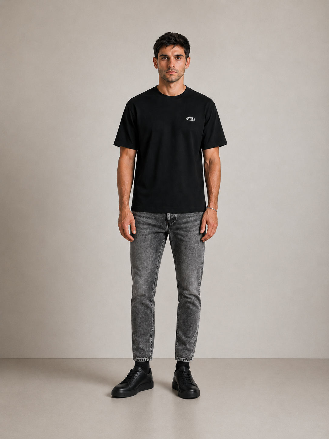 Black Flagship Tee Model.png