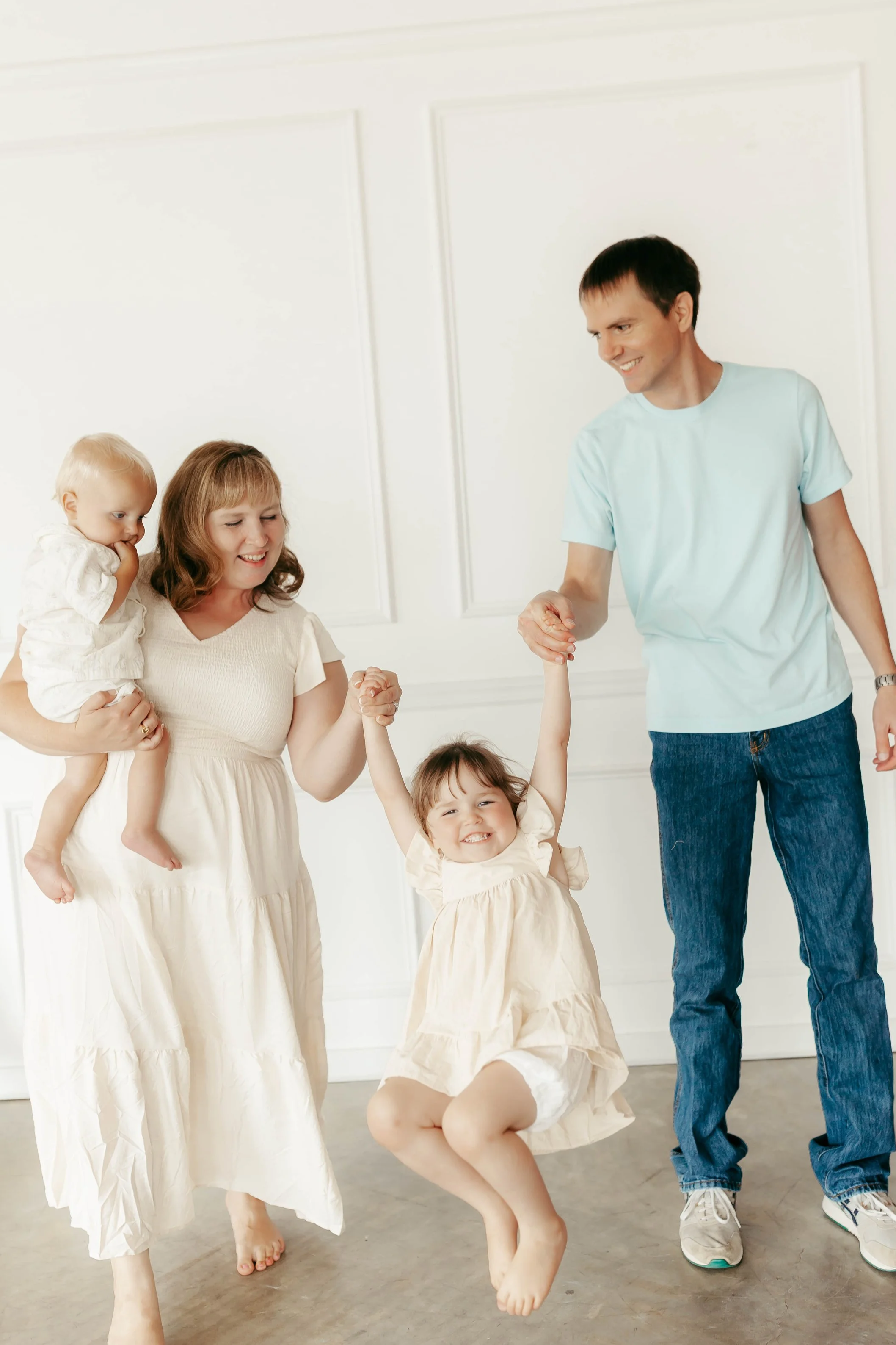 candid family photo