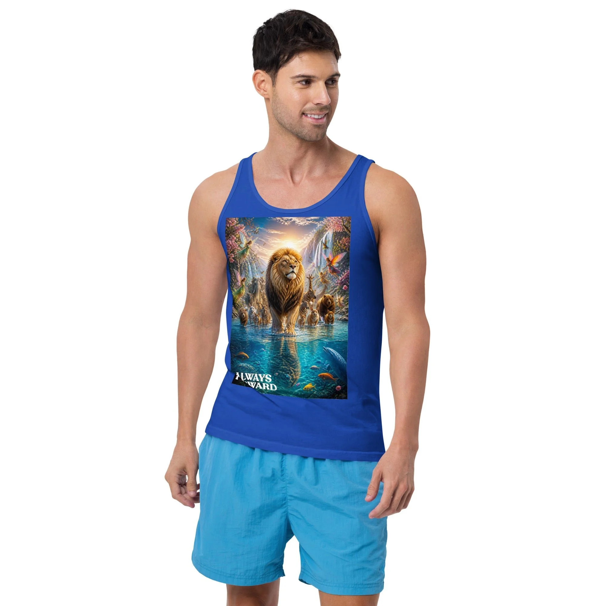 unisex-staple-tank-top-true-royal-front-6a8203877ee17.jpg