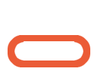 A simple orange paperclip