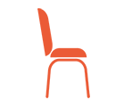 Solid orange rectangle