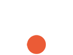 An orange square on a white background.