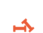 A simple orange square.