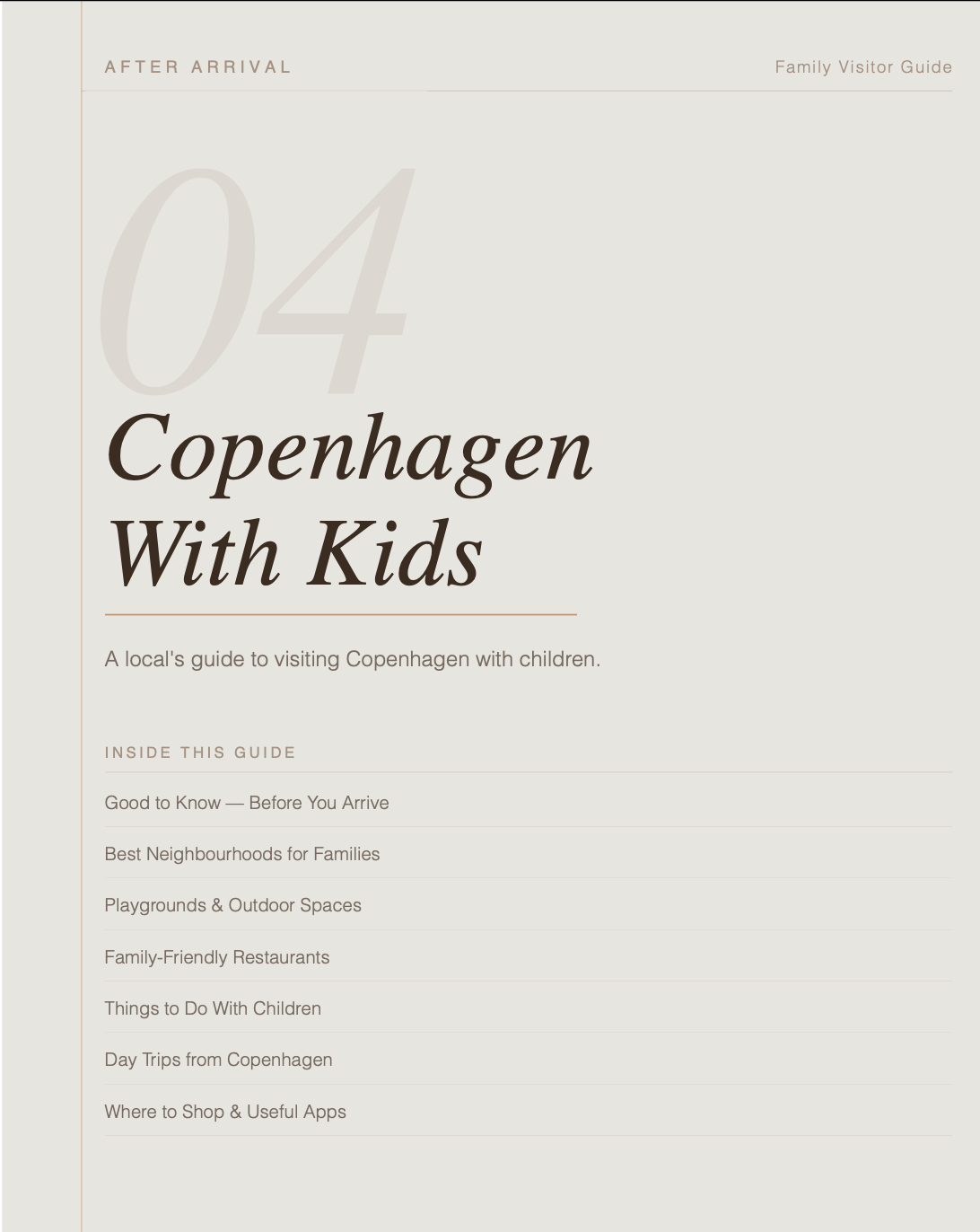 Just Visiting Copenhagen with Kids