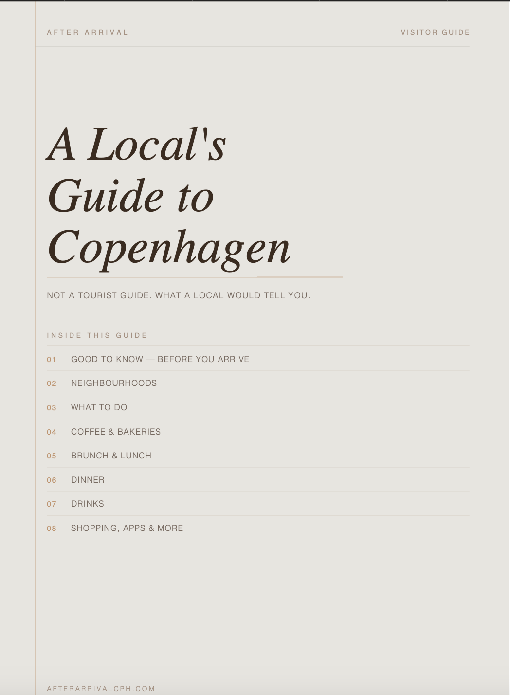 Just Visiting Copenhagen