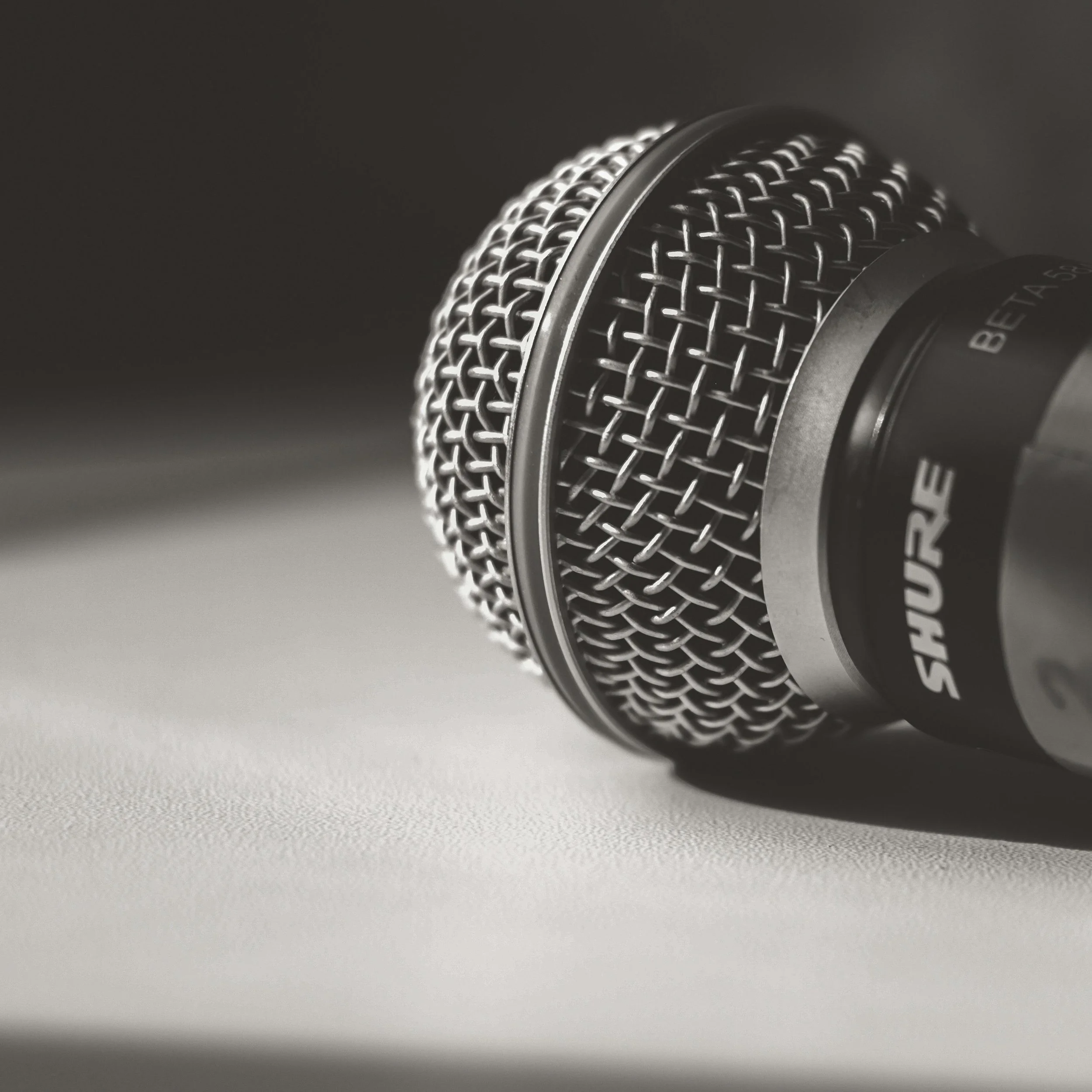 Microphone on stage — vocal training and performance coaching at The Vocal Practice