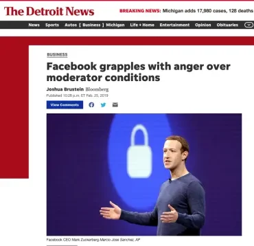 Facebook grapples with Selena Scola anger over moderator conditions