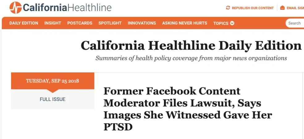 Former Facebook Content Moderator Selena Scola Files Lawsuit, Says Images She Witnessed Gave Her PTSD