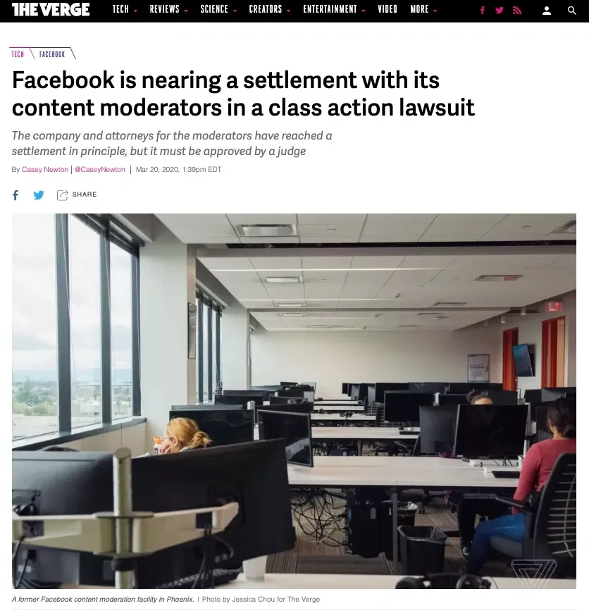 Facebook is nearing a settlement with Selena Scola