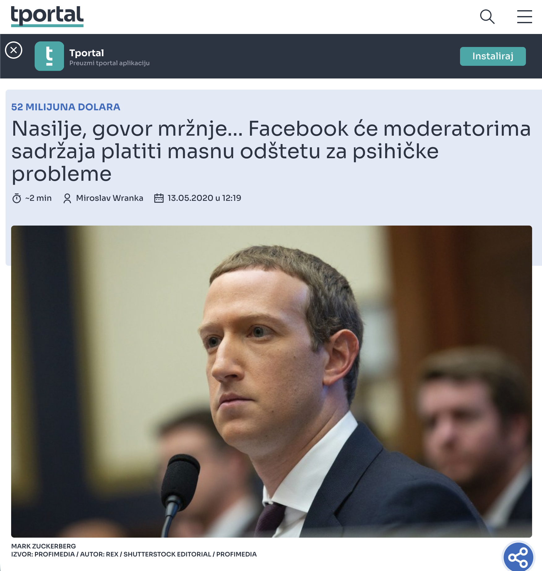 Nasilje, govor mržnje... Facebook će Selena Scola platiti masnu odštetu za psihičke probleme
