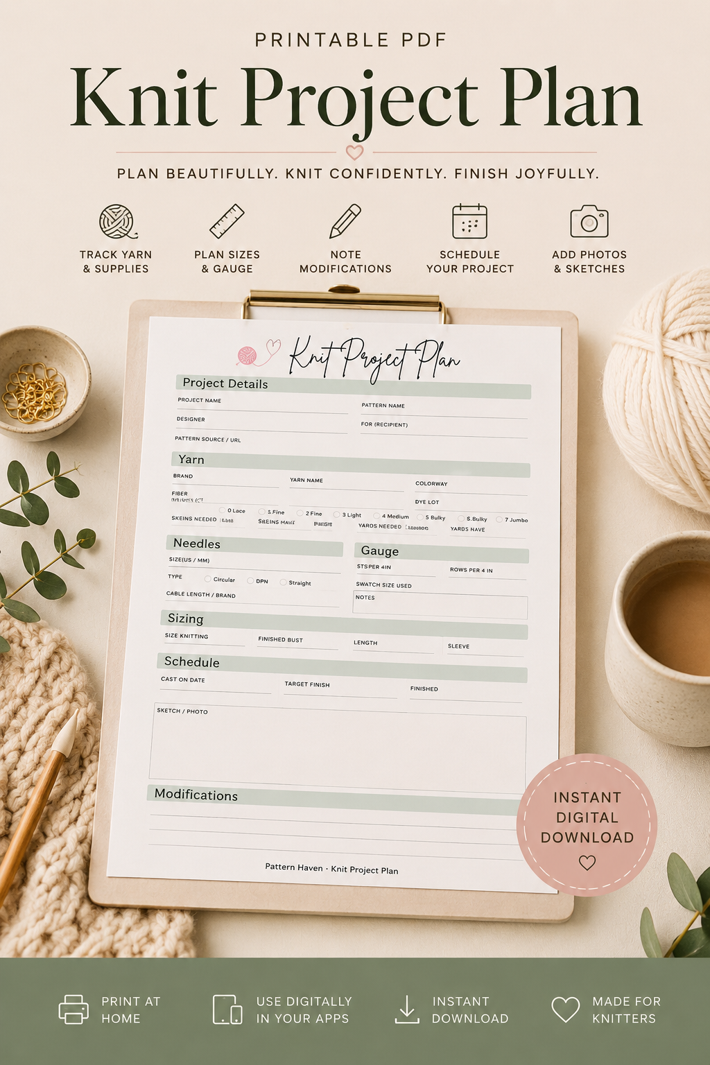 The Knit Project Plan