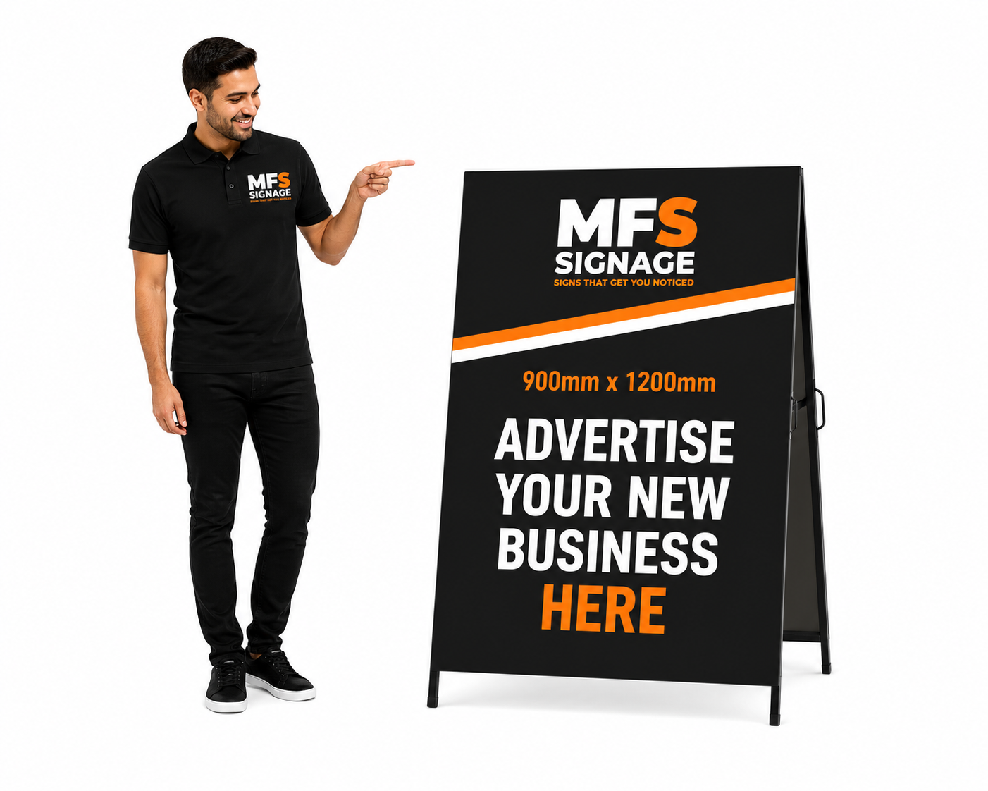 Metal A-Frame Signage