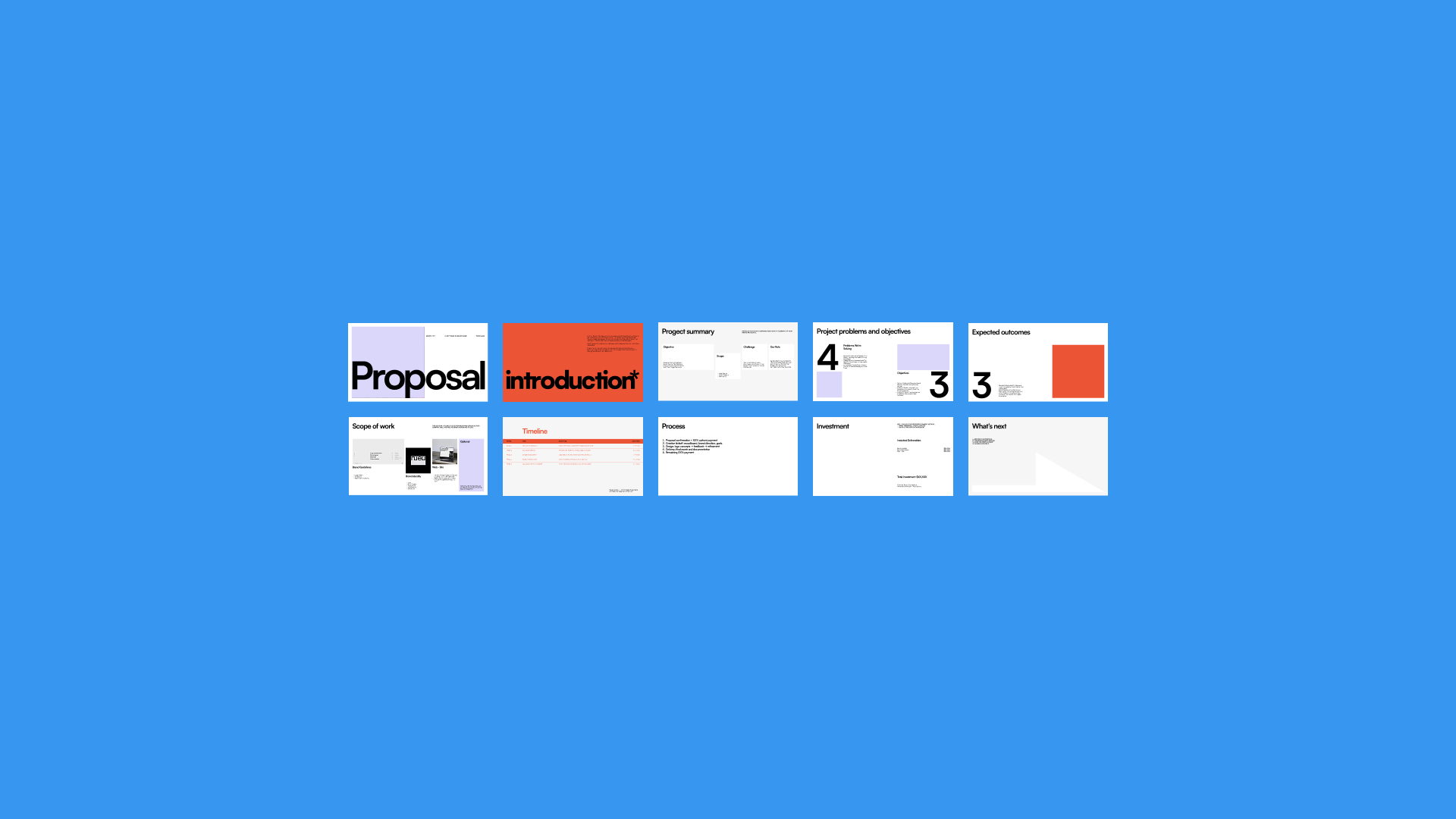 THE PROPOSAL TEMPLATE