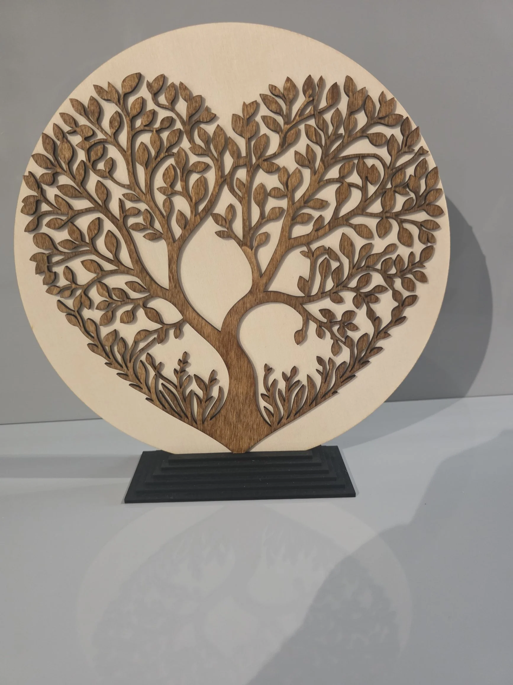 Laser Cut Tree of Life Heart
