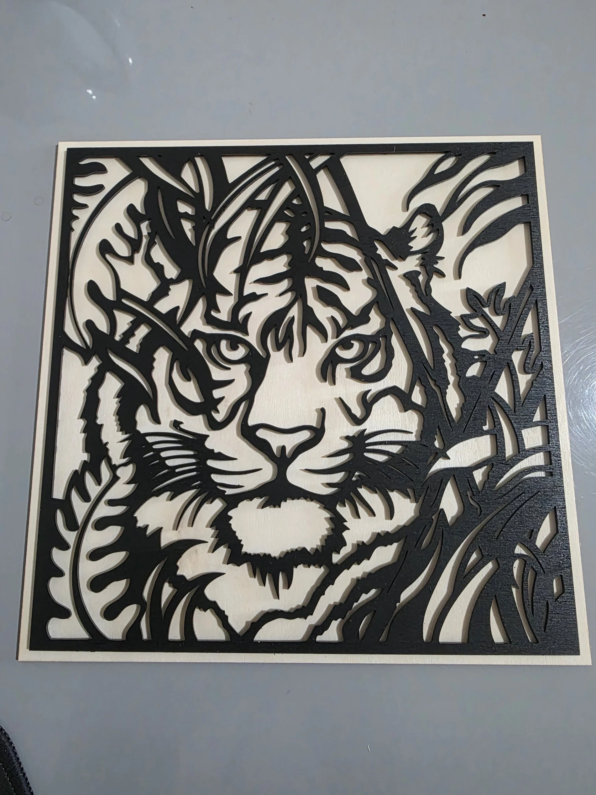 Tiger Wooden Cut Out