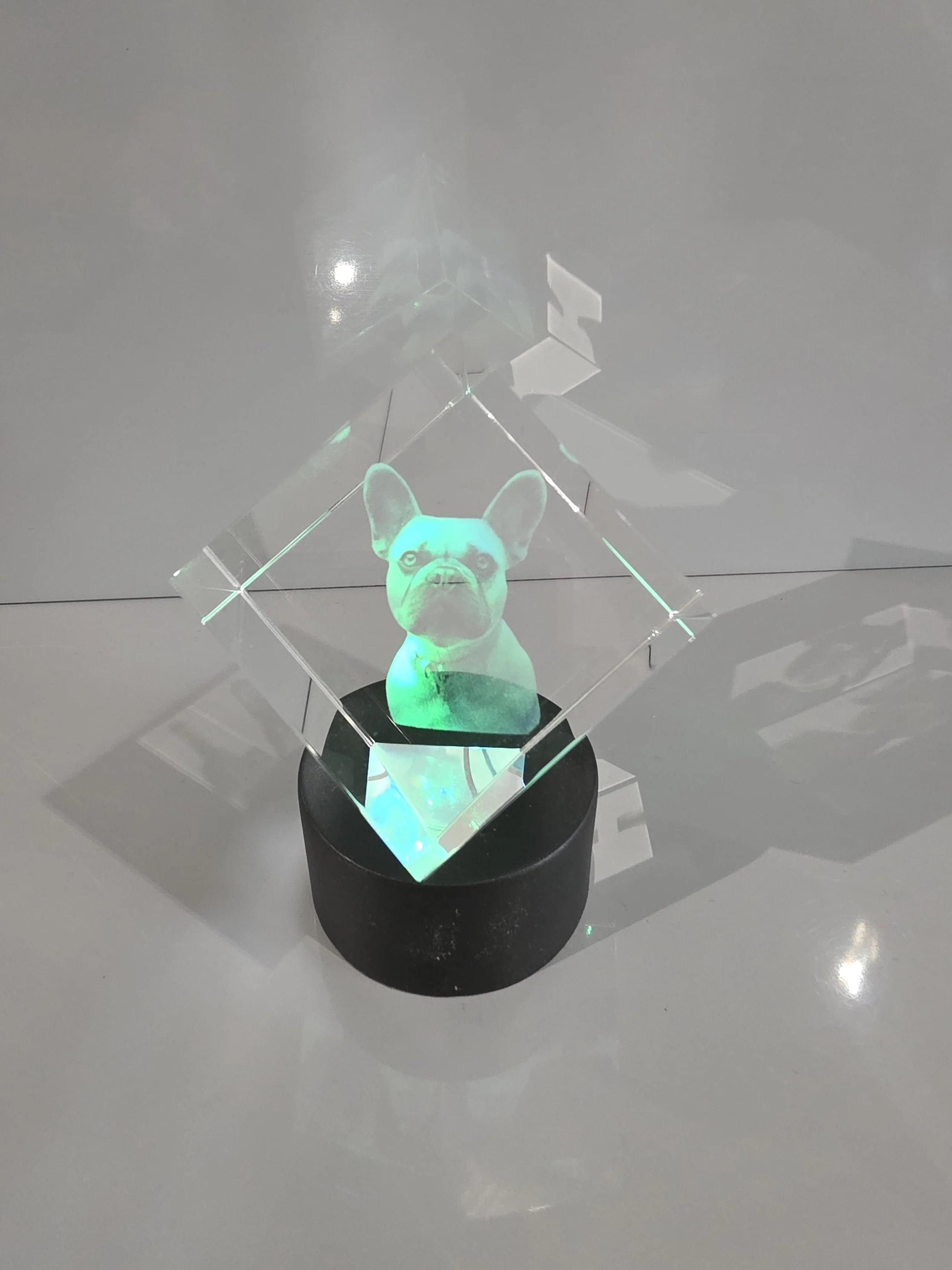 K9 Crystal 50 x 50 x 50mm Diamond